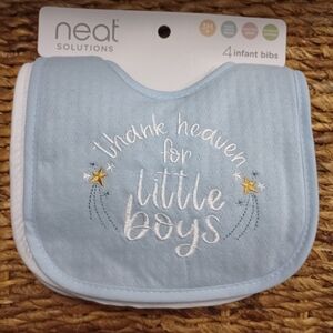 4- Pack Baby Infant Boy Bibs New